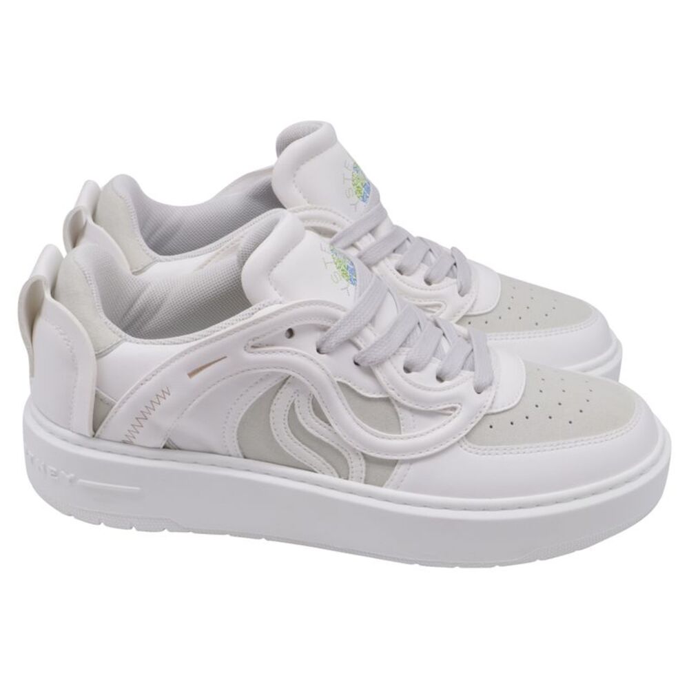 Stella McCartney S-Wave Sneakers in White Leather